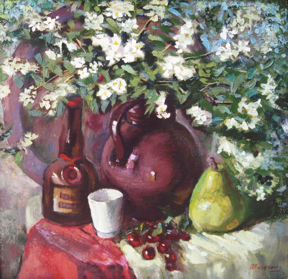 «Натюрморт із жасмином». 2009. Полотно, олія